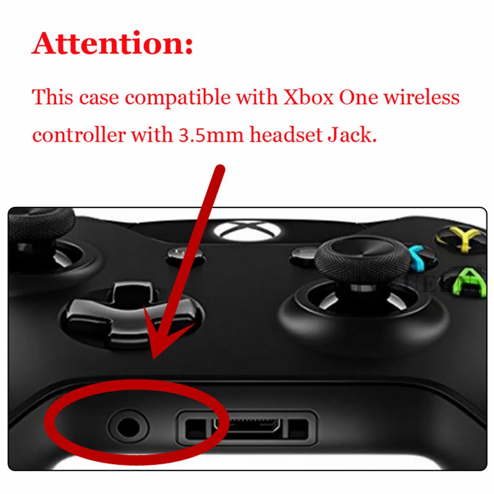 IVYUEEN 2 шт. кнопки для контроллера Microsoft Xbox One (с разъемом 3 5 мм) черные бампера LB RB X Box