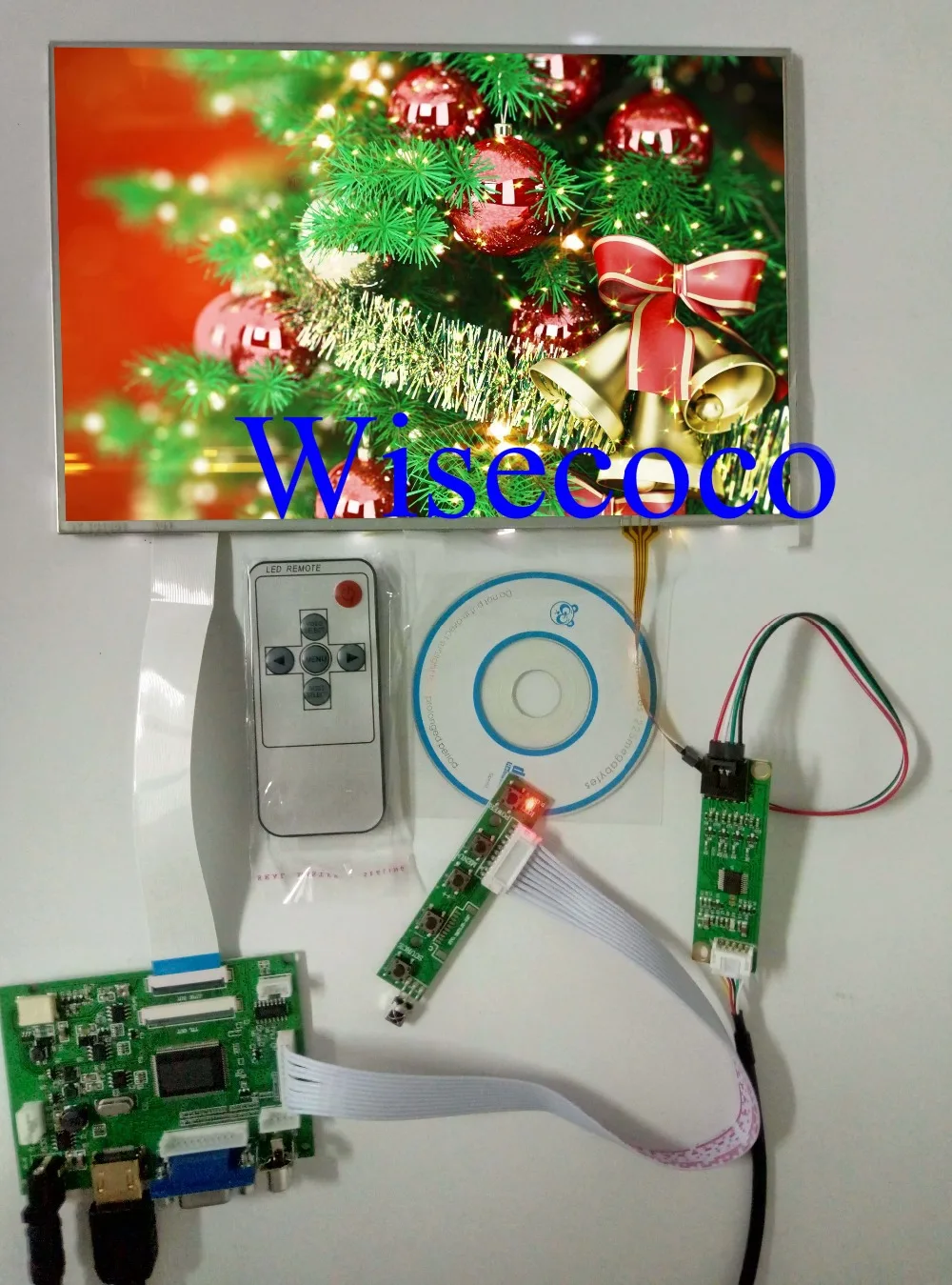 

10.1 inch 1280*800 TFT LCD Display EJ101IA-01G HD Touch Screen Remote Driver Board HDMI 2AV VGA Monitor for Raspberry Pi 3 2