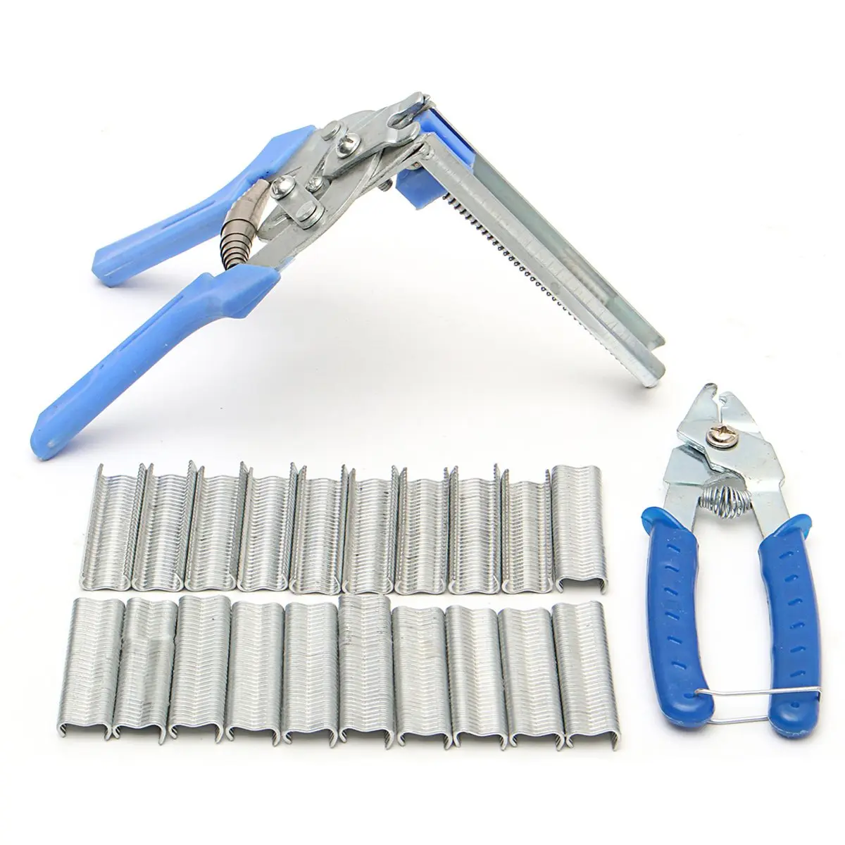 Buy 600 x Clips + Cage clamp Poultry Hog Ring Plier