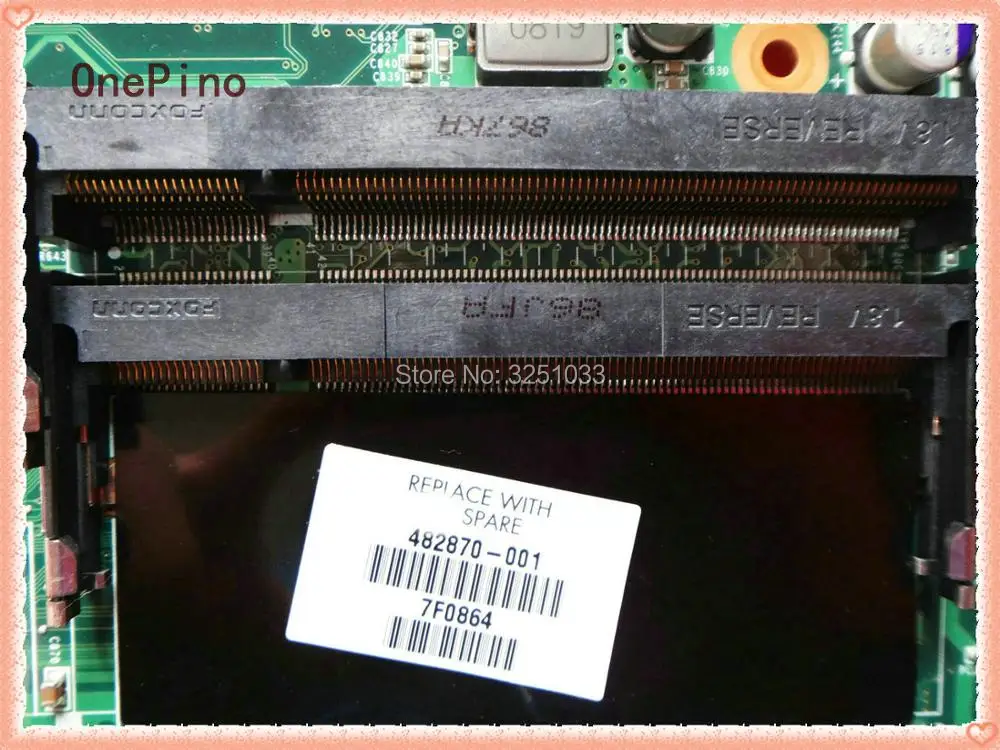 482870-001 для hp DV5 DV5-1000 материнская плата для ноутбука INTEL PM45 DDR2 полностью протестирована