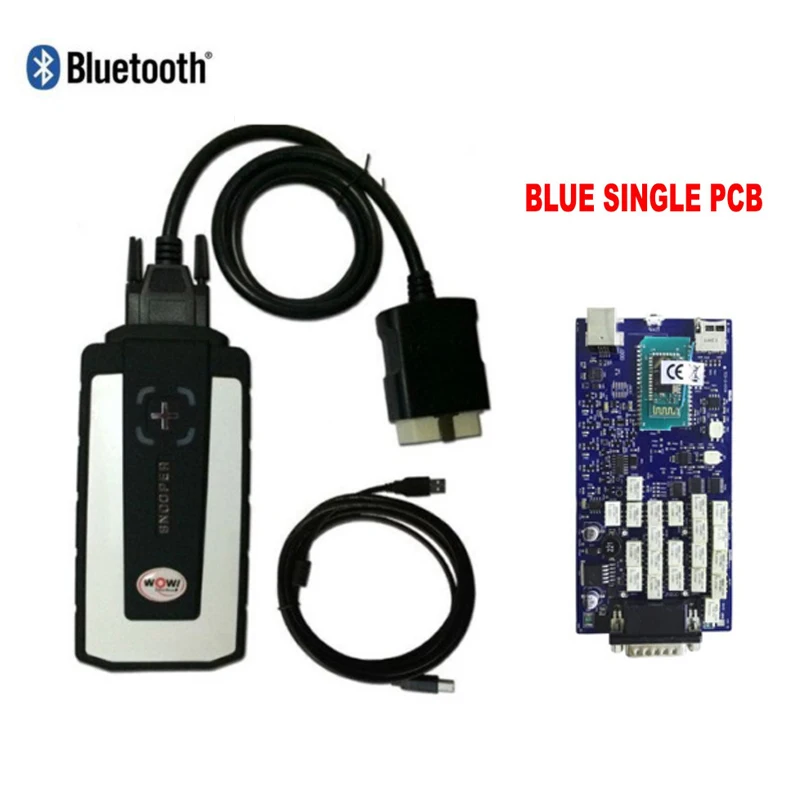 

2018 Newest Snooper WOW 5.00.12 Software blue single board Free Activate Keygen Plus VD TCS CDP Pro diagnostic tool.