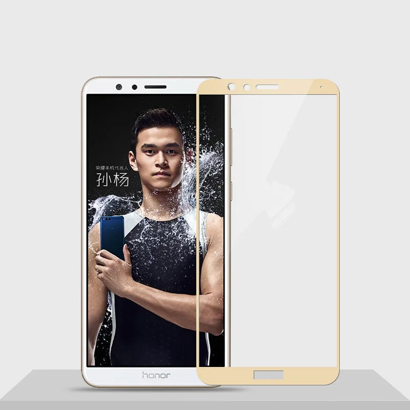 ل huawei honor 7x الزجاج المقسى ل huawei honor 7 x X7 واقي للشاشة غطاء كامل على honor 7x غلاس طبقة رقيقة واقية حالة 9 h