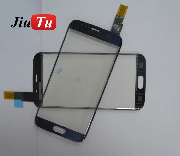 Jiutu Tested Touch Screen Digitizer Outer Panel Front Glass with Flex Cable For Samsung Galaxy S6 edge S6 edge plusS7 Edge Fix (3)