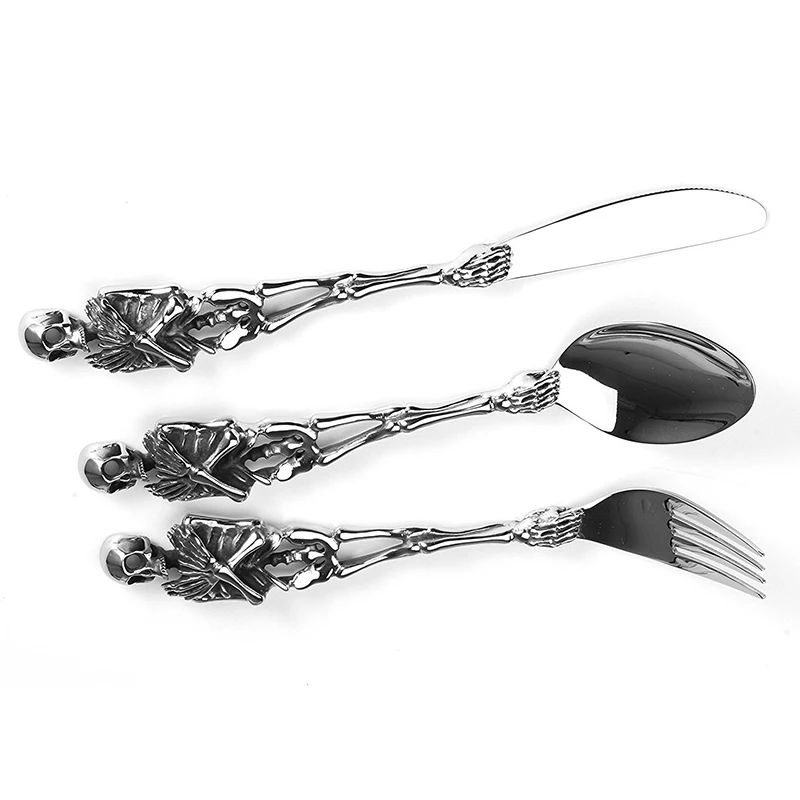 Высококачественный набор посуды из титановой стали вилка/ложка/наборы ножей столовые приборы, ложка, вилка вилки для столовой Bento аксессуары для кухни