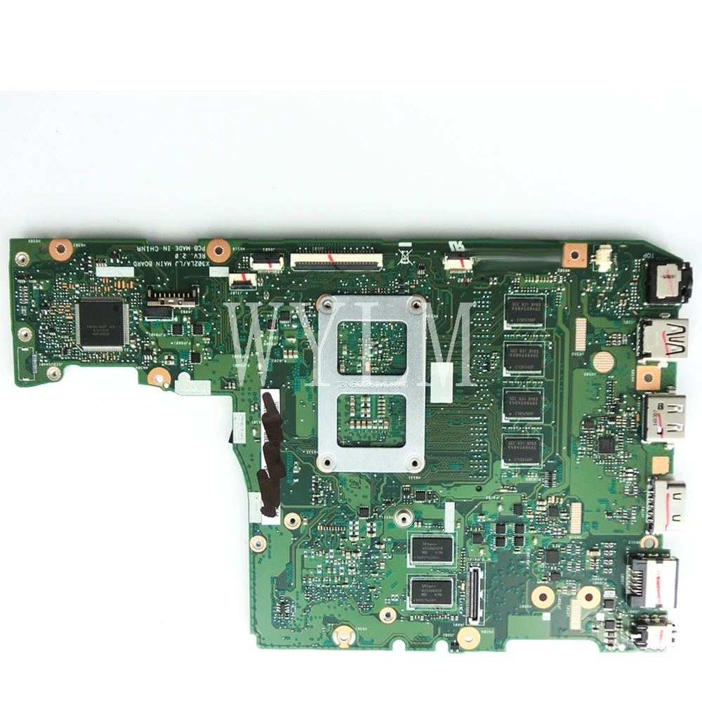 Greatest  X302LJ I7-5500 CPU 4GB RAM mainboard For ASUS X302L X302LA X302LJ Laptop motherboard 90NB07V0-R0001