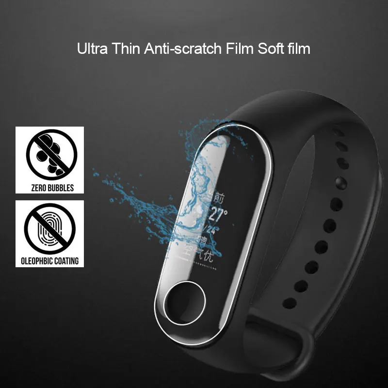 2 шт. защитная пленка для экрана Xiaomi Mi Band 3|Смарт-аксессуары| |