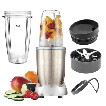 

Behogar 4PCS Blender Replacement Parts Accessories Kit with 32OZ Cup Lids Handle Cross Blade for NUTRIBULLET 900W