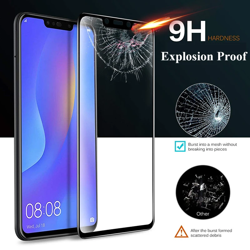 Защитное стекло закаленное для Huawei Nova 3 3i 2i 2|Защитные стёкла и плёнки| |