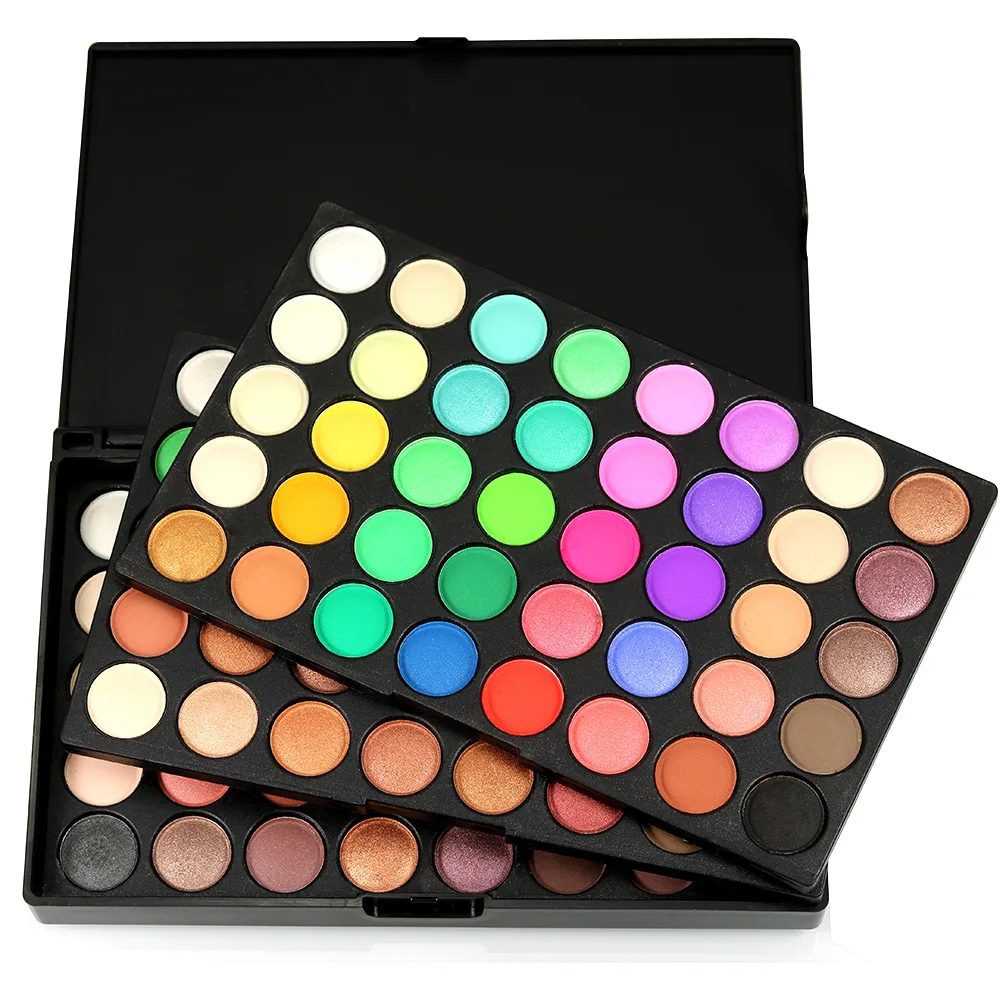 Цена Popfeel Новый 120 Цвета Профессиональный макияж жемчужный матовая ню Eye Shadow Palette Make Up Kit Водонепроницаемый Тени Smoky Beauty19