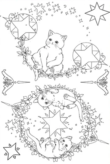 

CLEAR STAMP Cat 2 DIY Scrapbook Card album paper craft silicon rubber roller transparent stamps R229