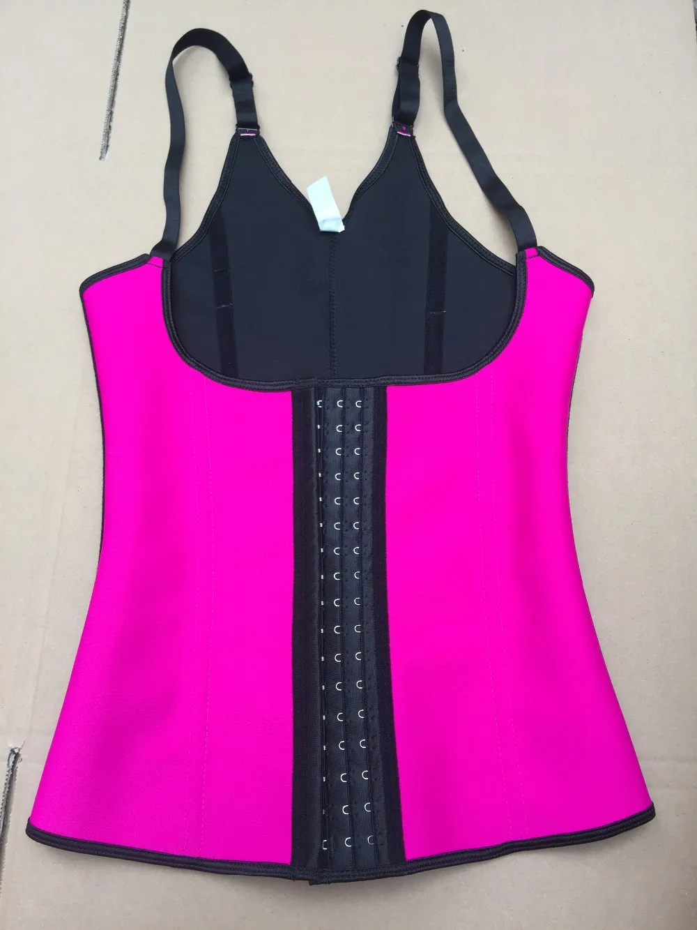 8116 vest adjustable latex waist corsets (6)