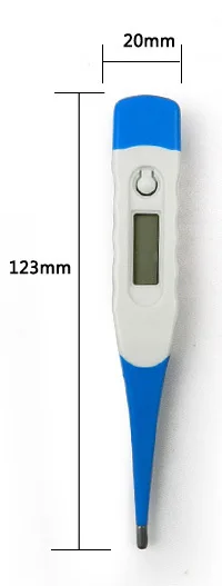 Детский электронный точный цифровой термометр с мягкой головкой, термометр для дома и больницы, детская температура
