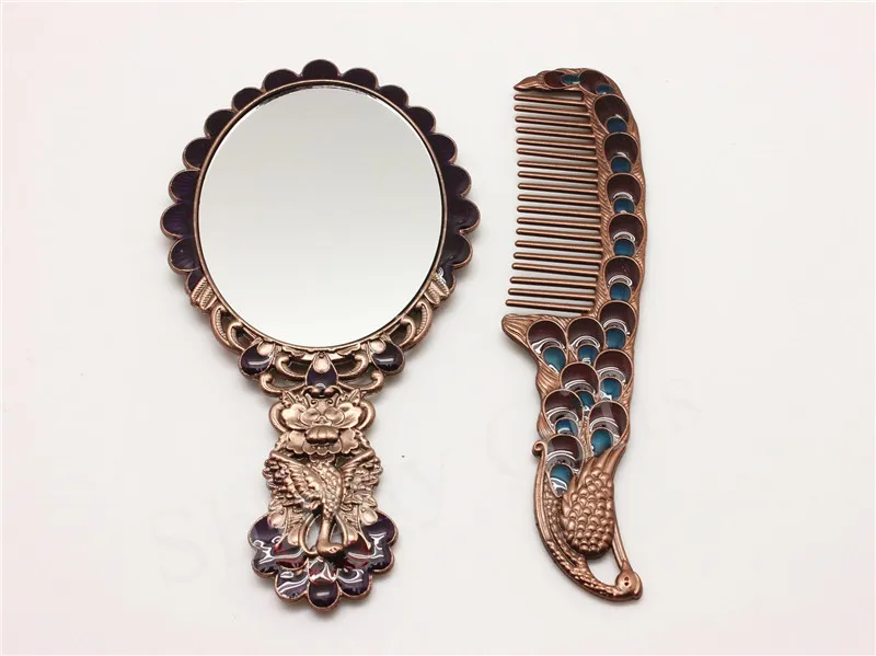 Peacock mirror comb sets (18)