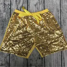 Летние Шорты для девочек хлопковые высококачественные Клубные танцевальные шорты с блестками для ночного клуба Шорты для маленьких девочек детская одежда