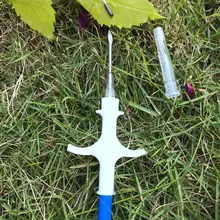 1,4*8 10 шт FDX-B ISO11784/785 RFID Id инжектор ПЭТ стекло тег микрочип шприц для животных Свинья Корова Крупный рогатый скот лошадь Собака Рыба чип