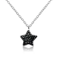 New style !Dormith Free Shipping 925 Sterling Silver Rhinestone Choker Necklace Ruby red Czech Diamond Star Pendant necklace New style !Dormith Free Shipping 925 Sterling Silver Rhinestone Choker Necklace Ruby red Czech Diamond Star Pendant necklace