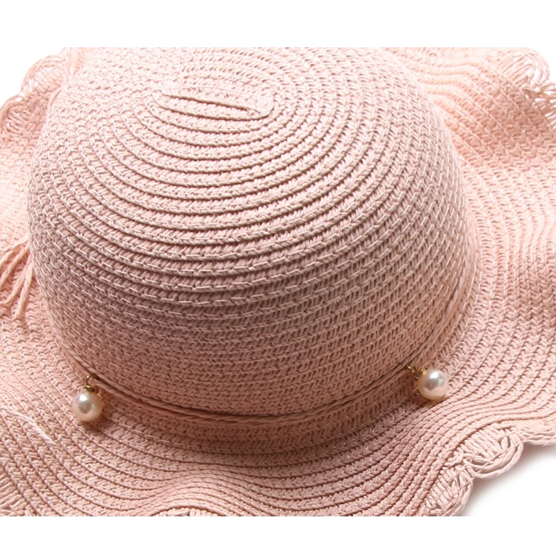 YY الاطفال الصيف شاطئ كاب طوي Sunhats الأطفال واسعة موجة حافة قبعة للوقاية من الشمس اللؤلؤ الفتيات القبعات للشمس CM19007 YY الاطفال الصيف شاطئ كاب طوي Sunhats الأطفال واسعة موجة حافة قبعة للوقاية من الشمس اللؤلؤ الفتيات القبعات للشمس CM19007