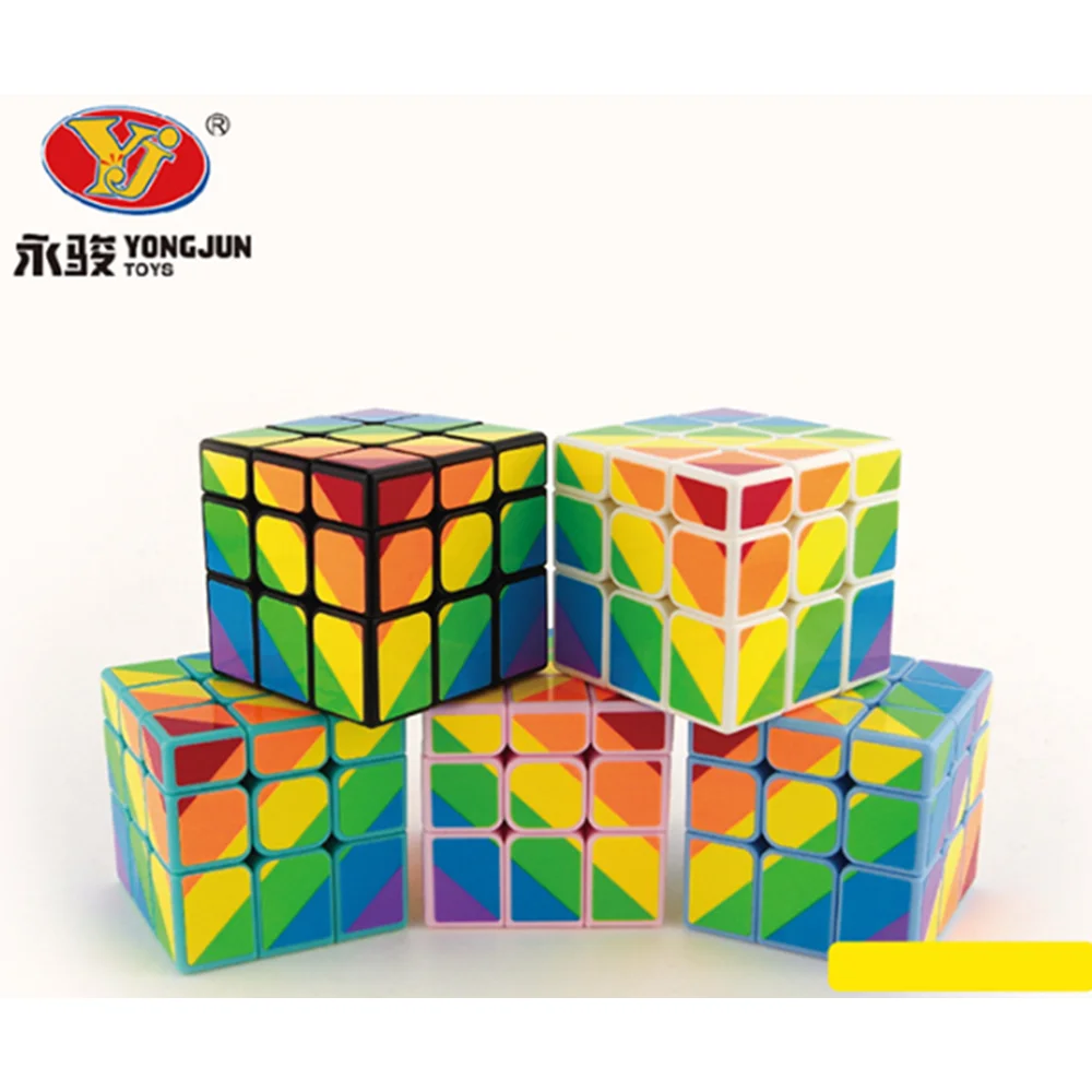 

YJ MoYu Unequal 56mm 3x3x3 Cast Coated magic cube Puzzle Cubes Professional Cubo cubo magico kub Toys Gift