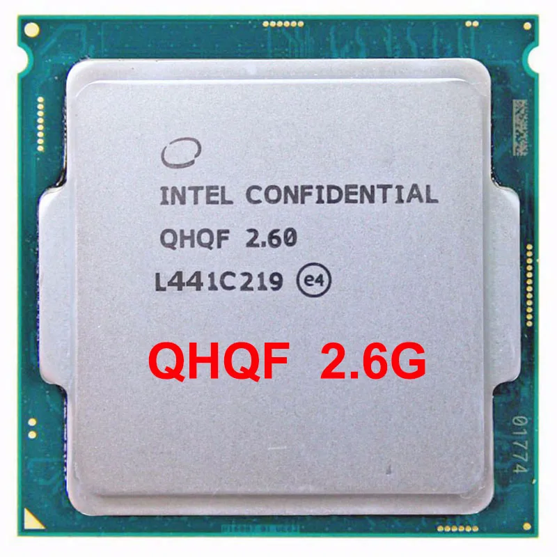 Versão de Engenharia de Intel Núcleo de Gráficos Qhqf Skylake Como Qhqg 2.6g 1151 8way 95 w Ddr3l – Ddr4 Hd530 i7 Cpu q0