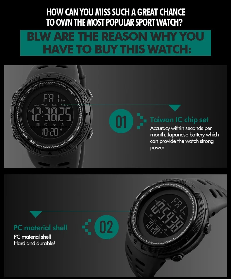 SKMEI Брендовые мужские спортивные часы модные Chronos обратного отсчета мужские водонепроницаемые светодиодный цифровые часы мужские военные часы Relogio Masculino