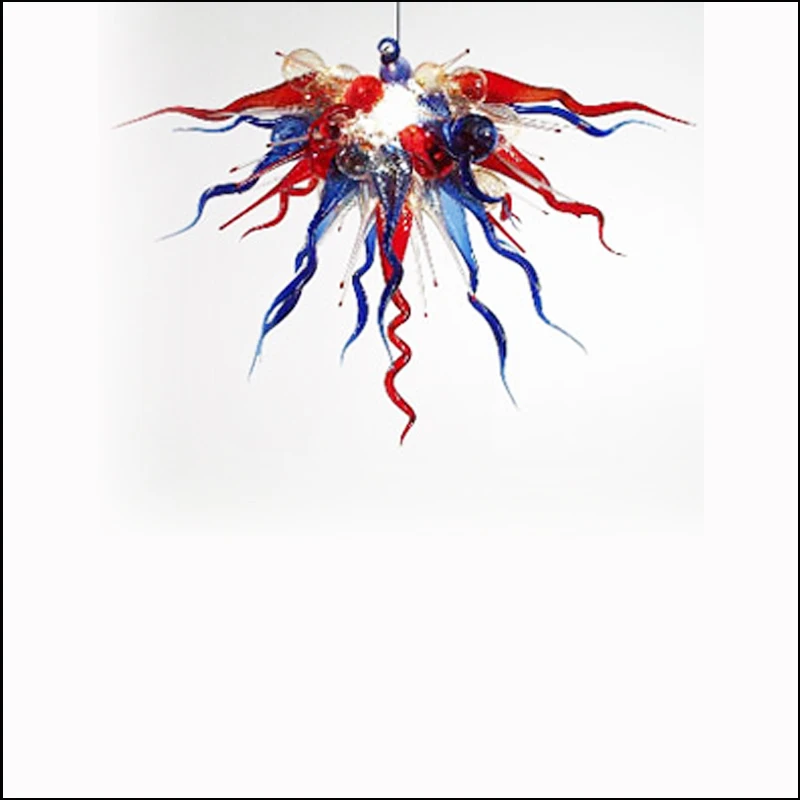 

Люстра из выдувного стекла, современные хрустальные подвесные светильники ручной работы, 2019