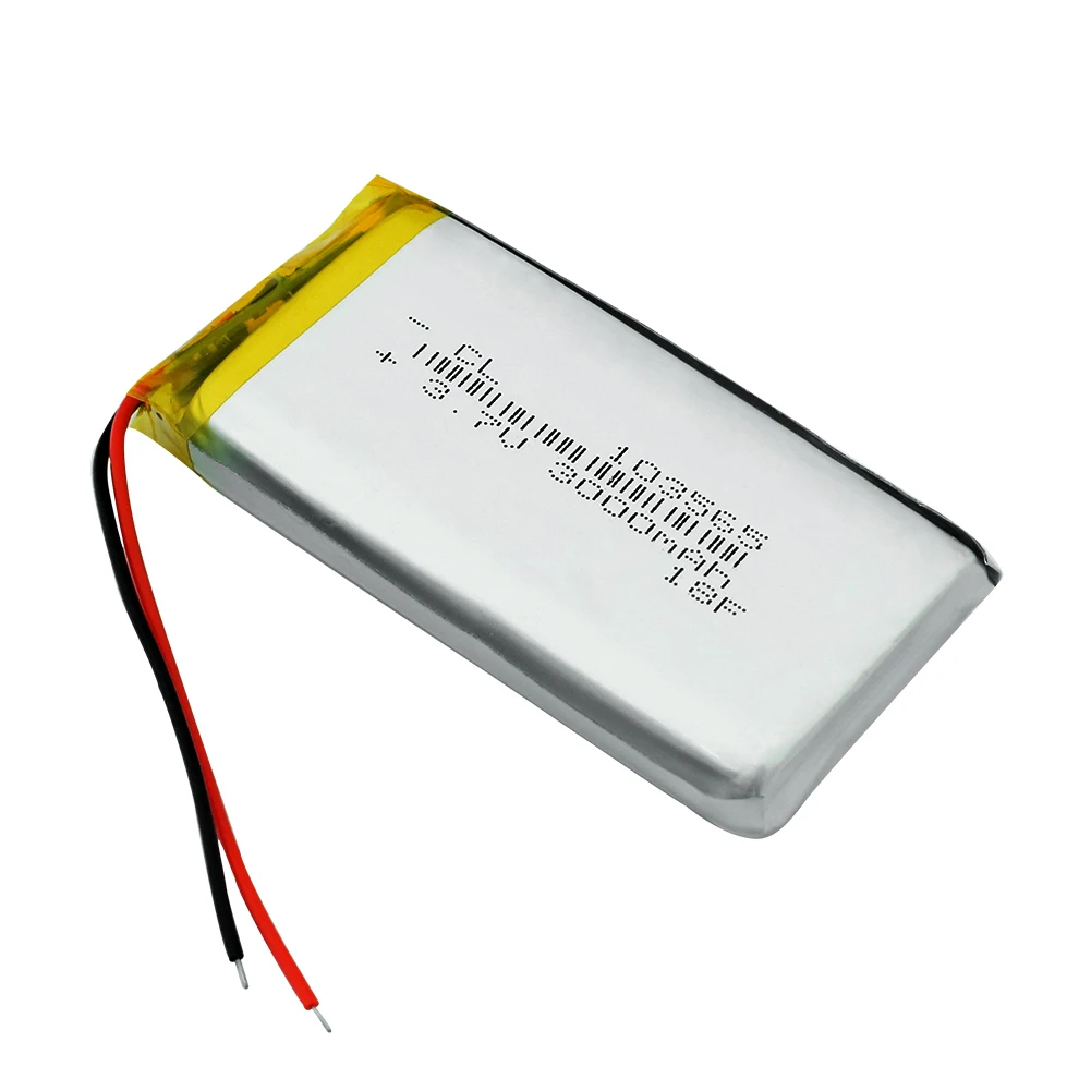 103565 3,7 V Li-Ion Lipo Li-Po 3000mAh Lipo батарея Замена литий-полимерный аккумулятор замена для DVD gps psp PDA, камера