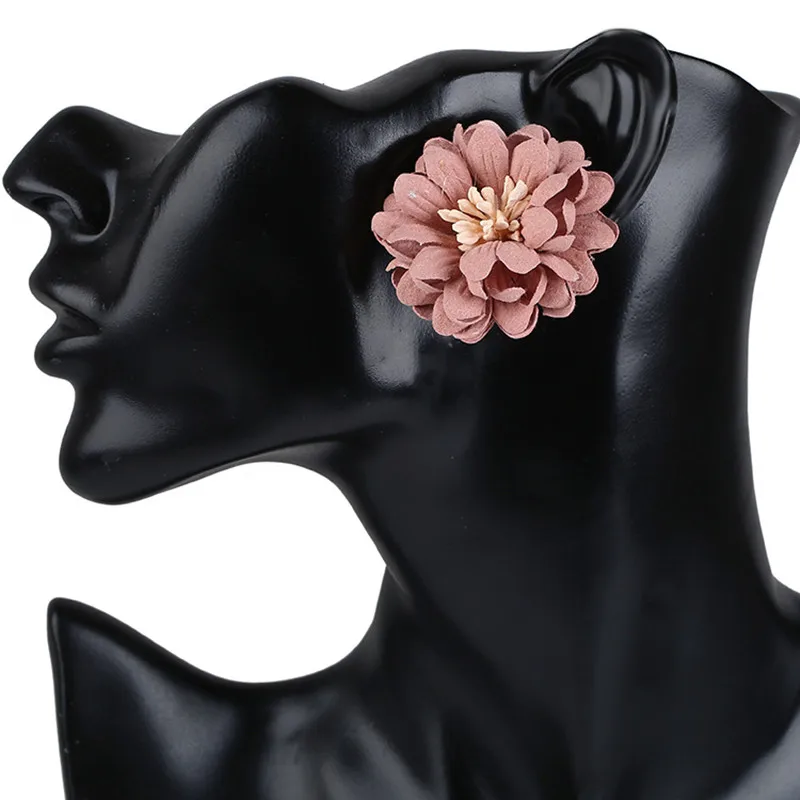 

Earrings Fashion Jewelry 2018 Acrylic Chrysanthemum Stud Earrings for Women Elegant and Fresh Flower Jewelry Women Accessories