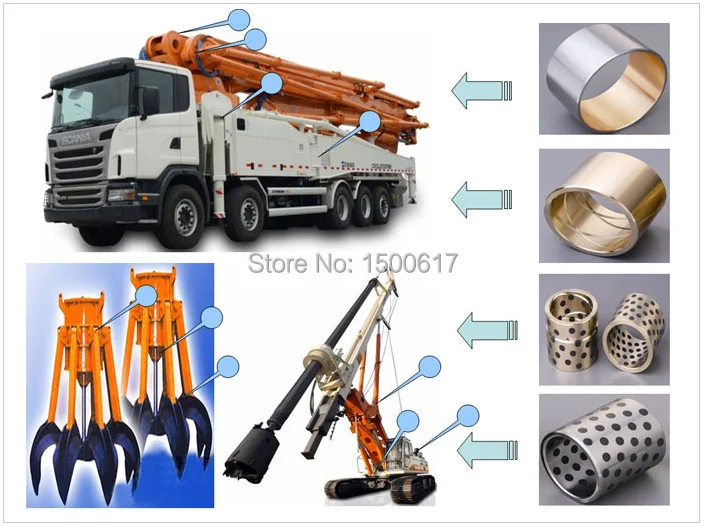 Oilless Bearing(Seif-Lubricanting bushing Bearing) 3
