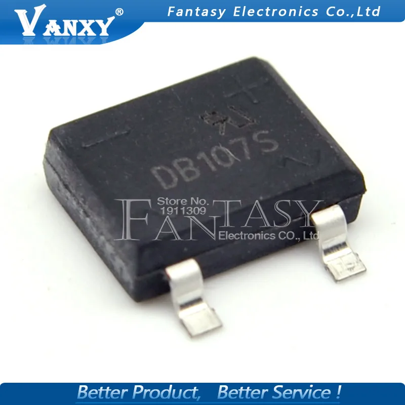 10 шт. DB107S лапками углублением SOP-4 DB107 СОП SMD SOP4 и IC