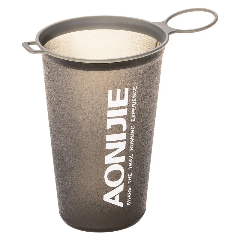 

6.5x10cm 200ml Soft Foldable Outdoor Running Hiking Climbing Sports Water Cups