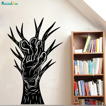 

Abstract Tree Wall Sticker Vinyl Black Trunk Decals Home Decoration For Living Room Bedroom Self-adhesive Unique Murals YT493