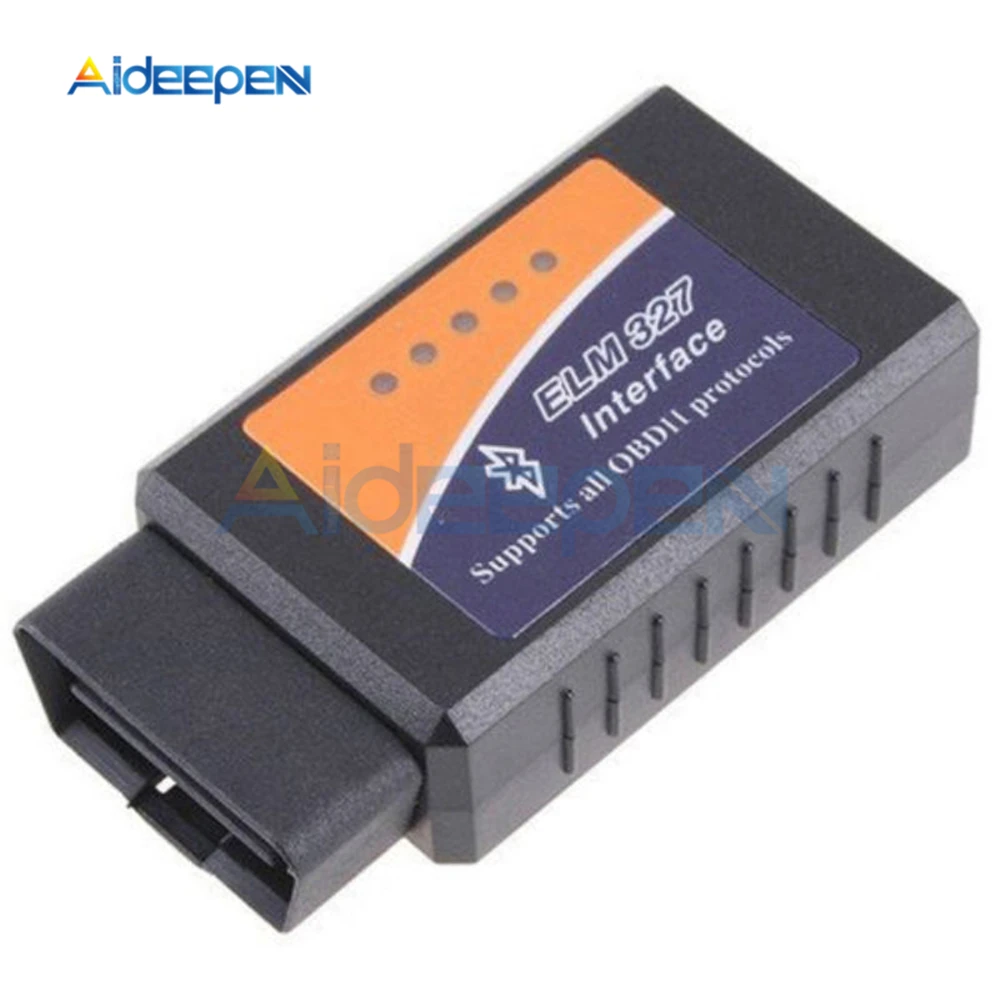 ELM327 OBD2 Bluetooth V1.5 автомобильный диагностический инструмент ELM 327 OBD II сканер для Android/IOS/Windows 12 В