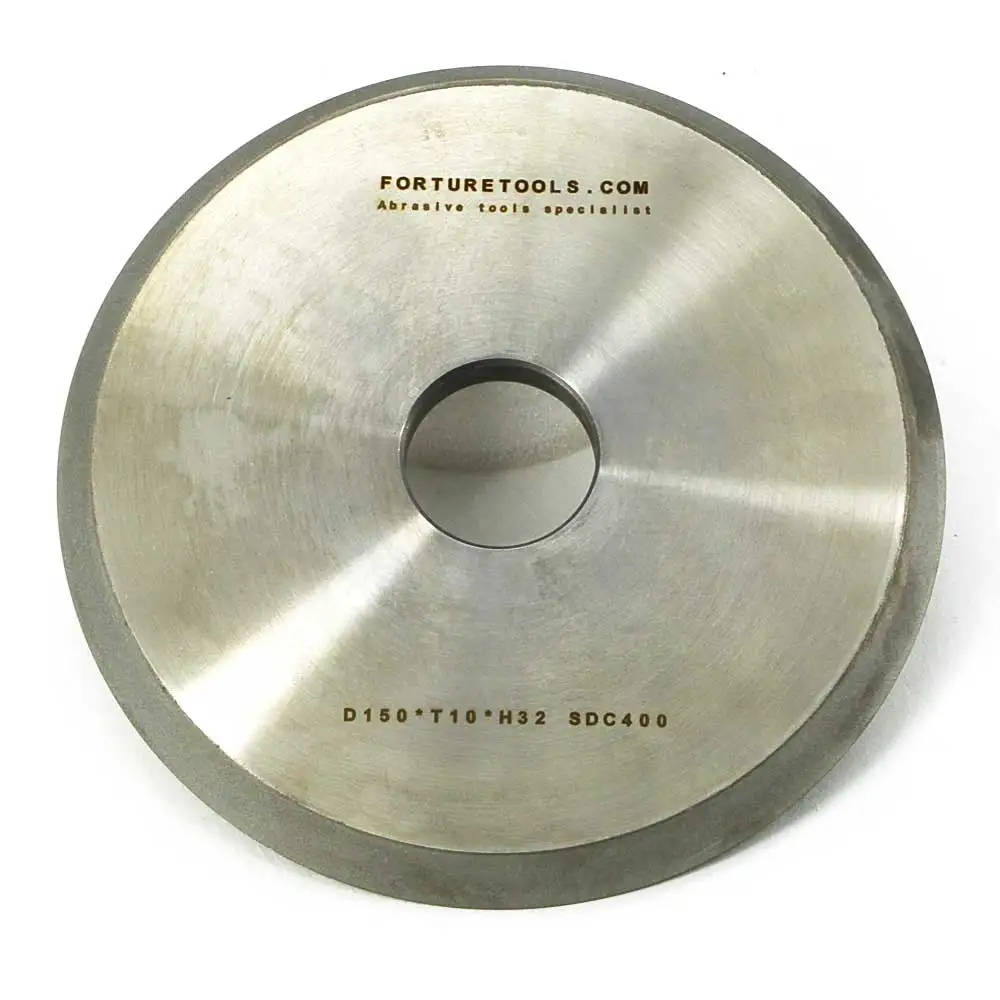 One piece 1V1 electroplated diamond and CBN grinding wheel for glass shaping tungsten carbide metal carbon steel grinding DZ