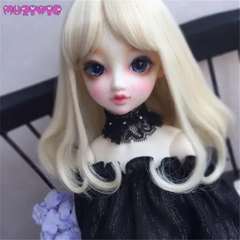 

Free Shipping MUZIWIG Synthetic Fiber Curly Hair Wig for 1/3 1/4 1/6 BJD/SD Dolls Wig Only
