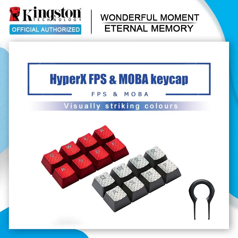 Kingston HyperX FPS & MOBA Gaming Keycaps обновленный комплект custom keycap 8 шт. красное пламя