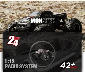 

RC Truck 9115 45kmH 2.4 GHz Remote Control Dirt Bike Crawler Drift Carrinho Controle Remoto Bigfoot High Speed Car FSWB