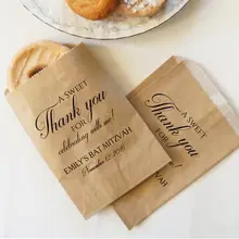 Персонализированное Люкс Baby Shower белый Бумага поп-пекарня Cookie десертов подарки сувениры Сумки держатель Чехол Шоколад Таблица