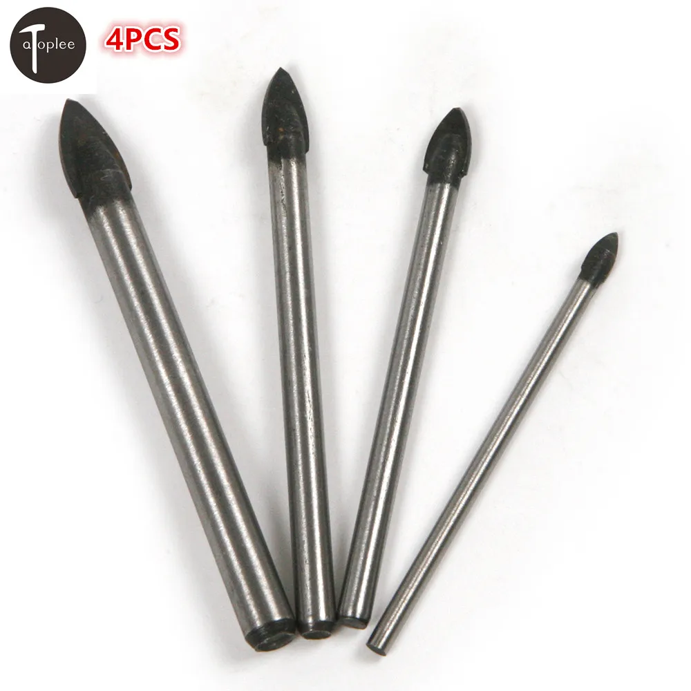 Beste 4 stks 3mm, 5mm, 6mm, 8mm Glas Boren Keramiek Marmer Graniet en Bakstenen Muur voor Klopboormachines