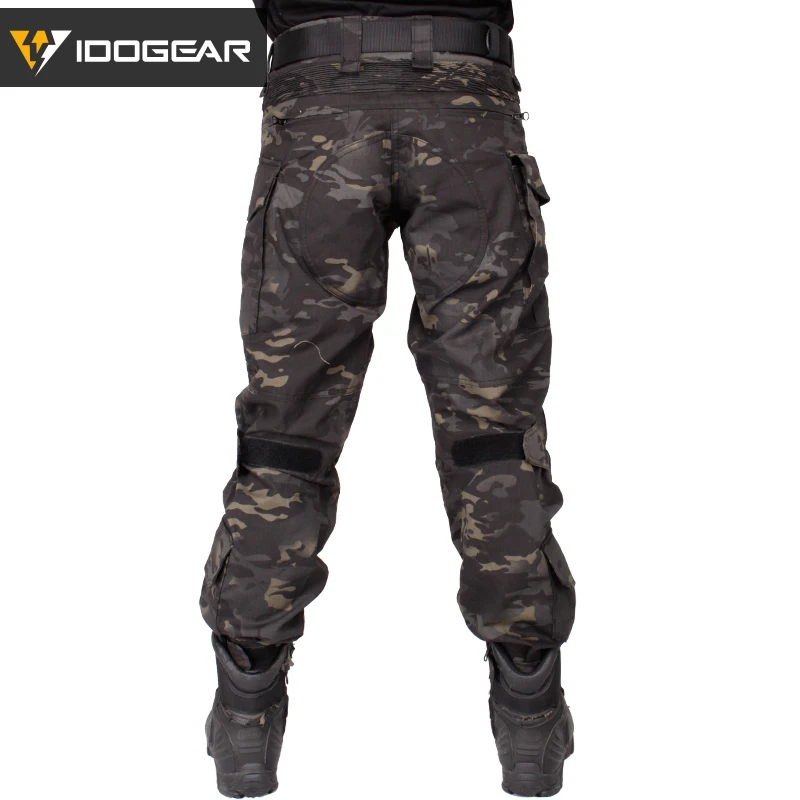 IDOGEAR G3 боевые брюки с наколенниками камуфляжные для охоты страйкбол тактические