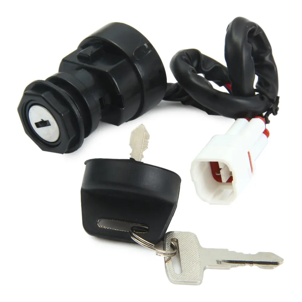 Motorcycle Ignition Key Switch with 2 Key for Yamaha Big Bear 400