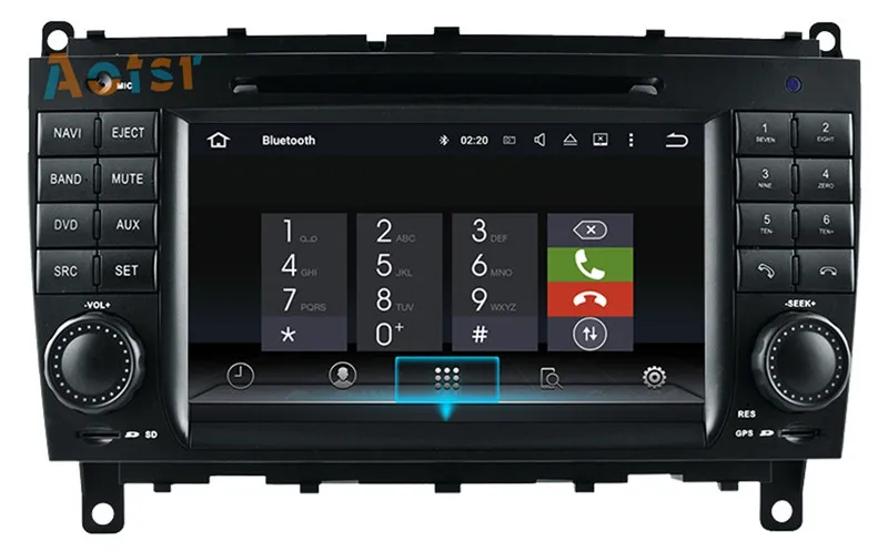 Perfect Android 8.0 Car Radio Car CD DVD Player GPS Navigation Multimedia Stereo For Mercedes Benz CLK W209 2006-2012 CLS W219 2004-2008 8
