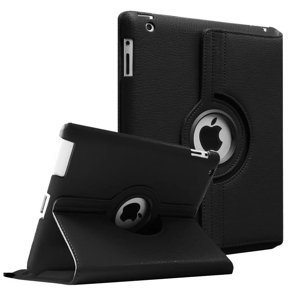 

Case for Apple iPad 2/3/4 Magnetic Auto Wake Up Sleep Flip Litchi Leather Case for iPad 3 iPad 4 Cover With Smart Stand Holder