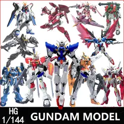 Bandai Gundam модель HG 1/144 справедливость свобода Exia 00 KYRIOS Destiny панцири Единорог Unchained мобильный костюм дети игрушечные лошадки