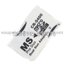 Двойной Micro SD TF для карты памяти MS Pro Двойной переходник Suppoort 2 ГБ 4 ГБ 8 ГБ 16 ГБ 32 ГБ 64 Гб класс 10 TF карта Примечание: только адаптер