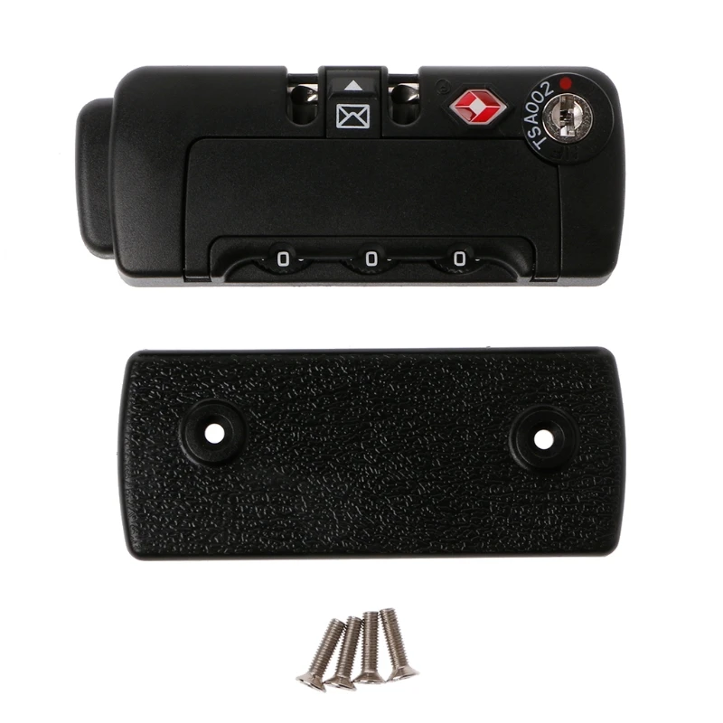 

3 Digital Code Combination Padlock Luggage Suitcase Travel TSA Secure Lock *dls*