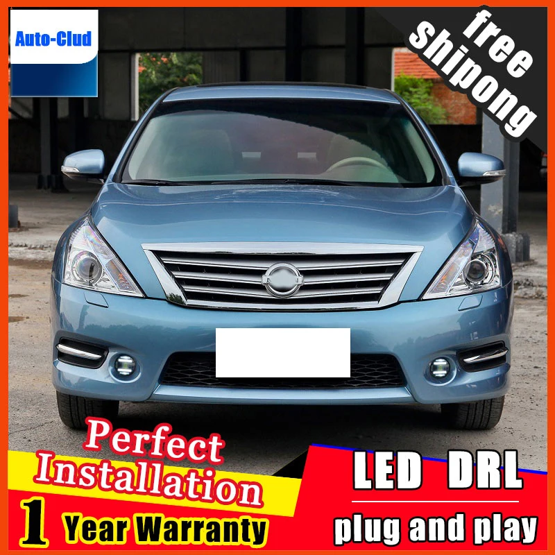 Автомобиль-Стайлинг светодиодный фонарь для Nissan LIVINA 2007-2015 туман лампа с линзой и