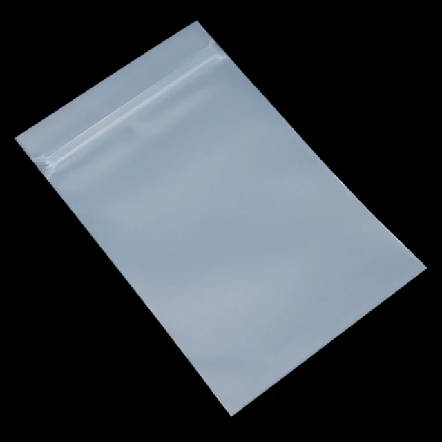 300pcs/lot Self Seal Ziplock Matte Translucent Plastic Storage Bags