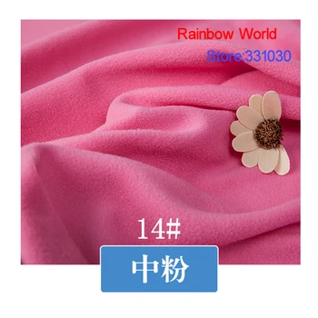 

14# pink 1 meter soft brushed polar fleece fabric for DIY colthes stuffed toys blanket bedsheet cushion material