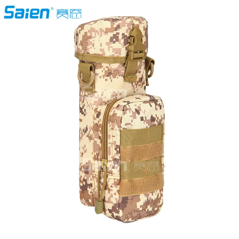 City Jogging Bags COMMANDO Pouch 10"x4" Tactical Molle kettle Pouch 1000D Nylon Holder Bag Case
