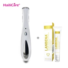 Термальность массажер для глаз Электрический вибромассажер для кожи вокруг глаз против морщин темные круги под глазами удаления красота устройства с пептид крем